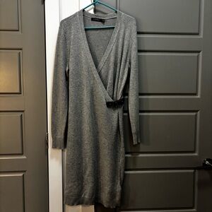 Ralph Lauren Charcoal Long Sleeve Dress